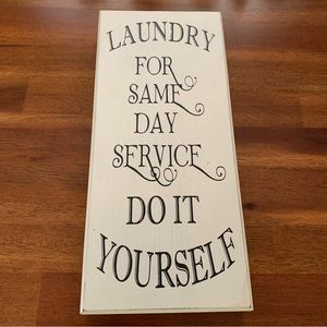Decorate Laundry Room Sign
